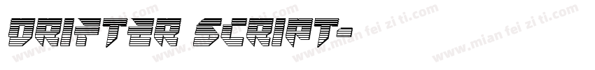 Drifter Script字体转换